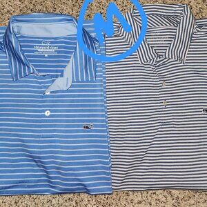 VINEYARD VINES performance polo shirts MEN'S size MEDIUM bundle lot